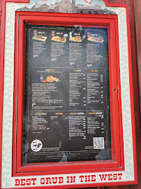 Menu / carte de Cowboy Cookout Barbecue à Chessy