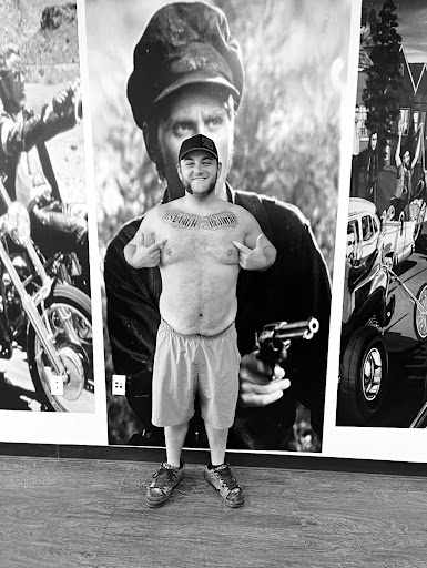 Explore mens shoulder tattoo ideas, creative tattoo ideas in Seymour, available at American Gypsy Tattoo Corp.