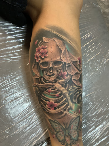 Explore initial tattoo ideas for females, creative tattoo ideas in Kansas City, available at Good Times Tattoo Studio