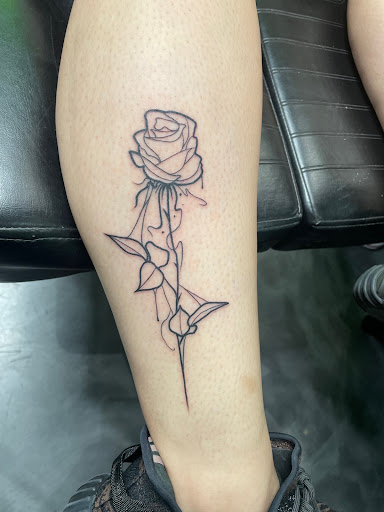 Explore line tattoo ideas for females, creative tattoo ideas in Peoria, available at Modern Ink Tattoo