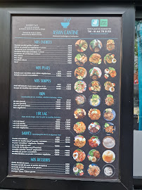 Restaurant cambodgien Asian cantine à Paris (la carte)