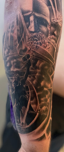 Explore ekg tattoo ideas, creative tattoo ideas in Ogden, available at Savage Tattoo Shop