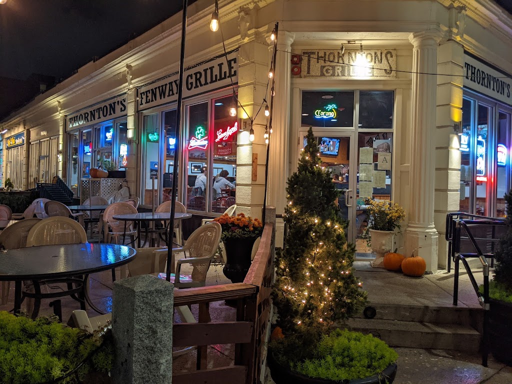 Thornton's Fenway Grille Canton, MA 02215 Menu, Hours, Reviews and
