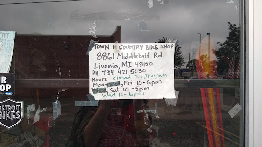 Bicycle Store «Town N Country Bikes», reviews and photos, 8861 Middlebelt Rd, Livonia, MI 48150, USA