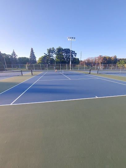 Tennis courts at Ahuska Park