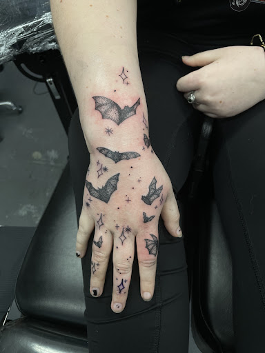 Explore sister name tattoo ideas, creative tattoo ideas in Meridian, available at Creative Pain Tattoo Studio