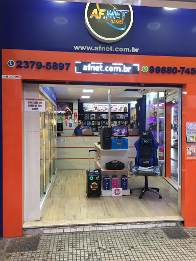 Logo da empresa - Afnet games e eletrônicos
