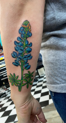 Explore tattoo ideas quarter sleeve, creative tattoo ideas in Las Vegas, available at Cleen Rock Ones Golden Skull Tattoo