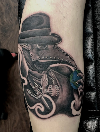 Explore neck tattoos ideas male, creative tattoo ideas in Santa Rosa, available at Eternal Art Tattoo Gallery