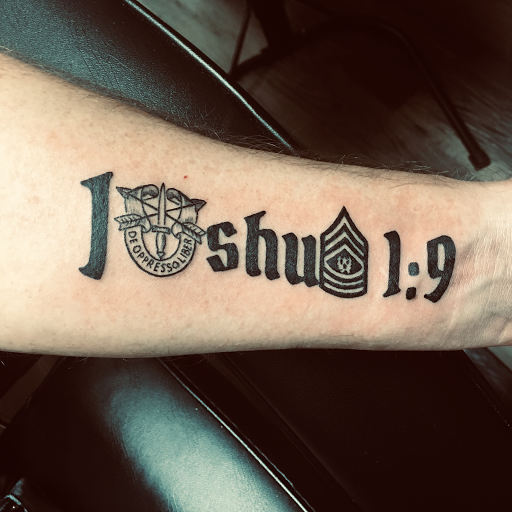 Explore outdoor tattoo ideas for men, creative tattoo ideas in Warner Robins, available at Untold Pain Tattoo Studio