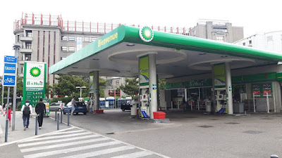 Station BP à Grenoble
