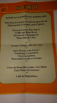 Le Clos des Lys - Traiteur et Restaurant à Perpignan à Perpignan menu