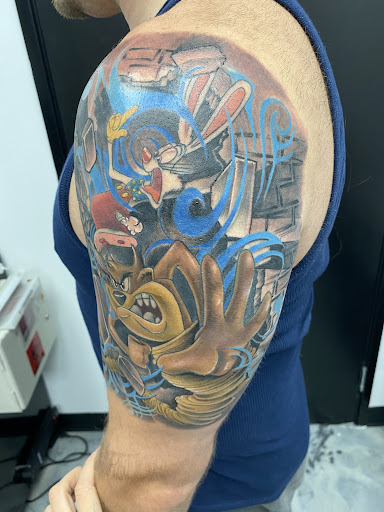 Explore tattoo ideas of strength, creative tattoo ideas in San Diego, available at Inkfinite Artistry