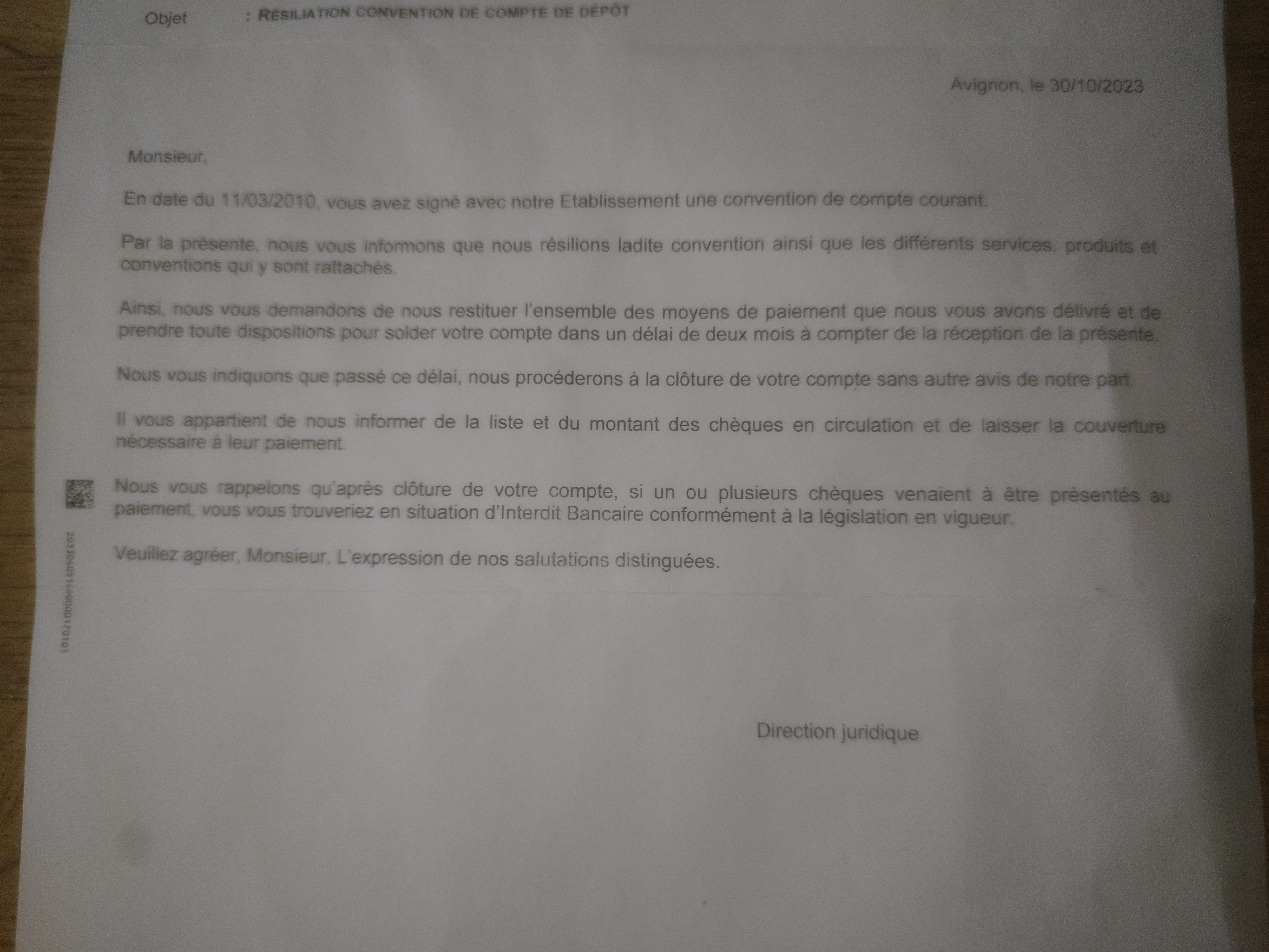 Photo n° 1 de l'avis de thomasimon.a fait le 06/11/2023 à 09:41