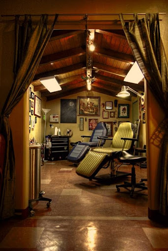 Find angel tattoo ideas for females for your next unique tattoo in Omaha at Liquid Courage Tattoos