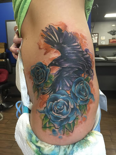 Explore world tattoo ideas, creative tattoo ideas in Linden, available at Fredricks Tattoo Gallery