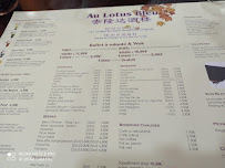 Restaurant asiatique Au Lotus Bleu à Aire-sur-la-Lys (la carte)