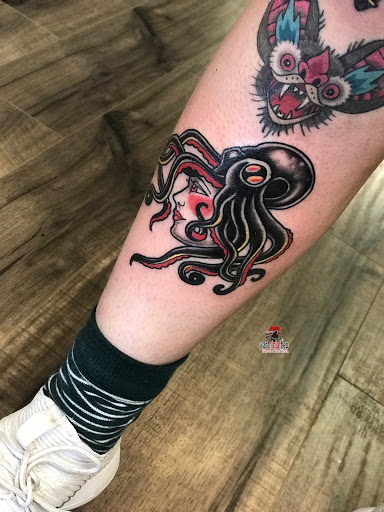 Explore day of the dead tattoos ideas, creative tattoo ideas in Atlanta, available at Golden Anchor Tattoo