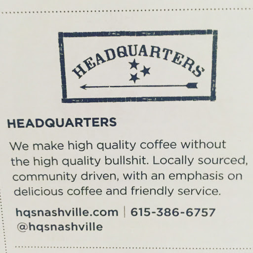 Coffee Shop «Headquarters», reviews and photos, 4902 Charlotte Pike, Nashville, TN 37209, USA