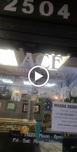 Tattoo Shop «Ace Tattoo & Piercing», reviews and photos, 2504 Hillsboro Ave N, Golden Valley, MN 55427, USA