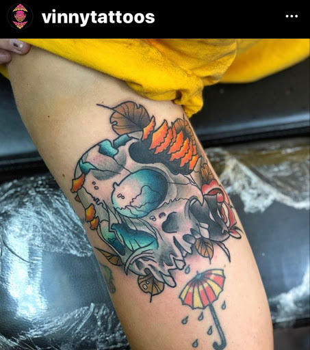 Find simple cross tattoo ideas for your next unique tattoo in Marietta at Lucky Draw Tattoos III