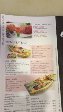 koyama sushi à Le Plessis-Trévise carte
