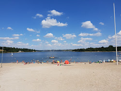 Plage de Pareloup'in fotoğrafı geniş bir kıyı şeridi ile birlikte
