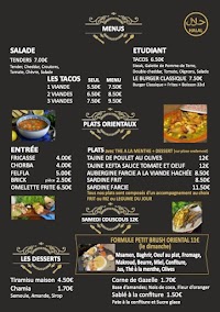 Menu du Les Saveurs Du Maghreb à Marseille