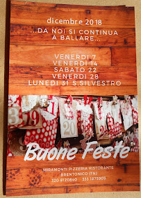 Restaurant Miramonti Pizzeria B&B à Crosano (le menu)