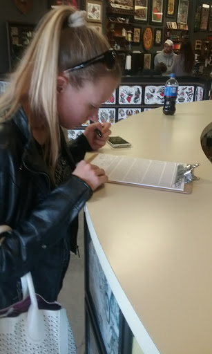 Explore tribal wolf tattoo ideas, creative tattoo ideas in Redding, available at Iron Mountain Tattoo