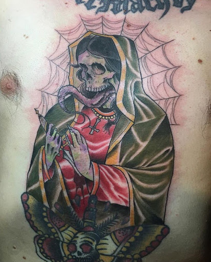 Explore husband wife matching tattoo ideas, creative tattoo ideas in San Diego, available at Sideshow Tattoo and Piercing