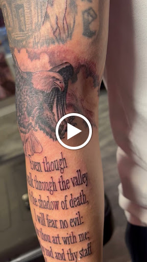 Explore thigh hip tattoo ideas, creative tattoo ideas in Linn Creek, available at Hillard Skillard Tattoos, LLC.