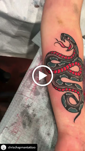 Explore tricep tattoo ideas, creative tattoo ideas in Libertyville, available at Lucky Seven Tattoo