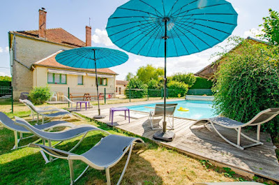 Aube au gite à Trannes