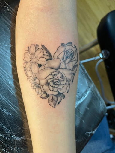 Explore 1 4 sleeve tattoo ideas, creative tattoo ideas in Chicago, available at Keepsakes Tattoo Studio LLC