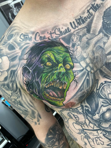 Explore queen tattoo ideas, creative tattoo ideas in El Paso, available at American Tattoo Society of Ft Bliss