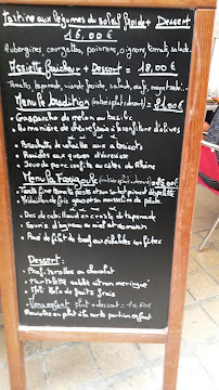 Carte du Restaurant LA FARIGOULE spécialités provençales NYONS à Nyons
