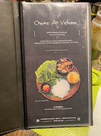 Comme au Vietnam à Paris menu
