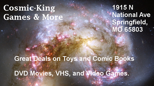 Comic Book Store «Cosmic-King Games & More», reviews and photos, 1915 N National Ave, Springfield, MO 65803, USA