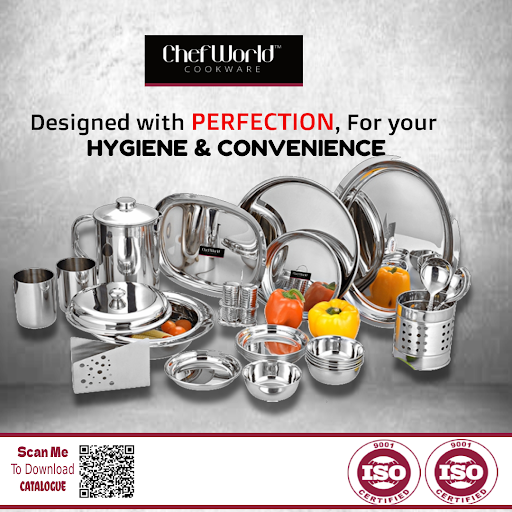 Chefworld Best Steel Utensil Manufacturer in Delhi NCR, Induction