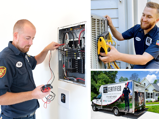 Electrician «TE Certified Electricians, Heating, & Cooling», reviews and photos, 172 Marietta St, Alpharetta, GA 30009, USA