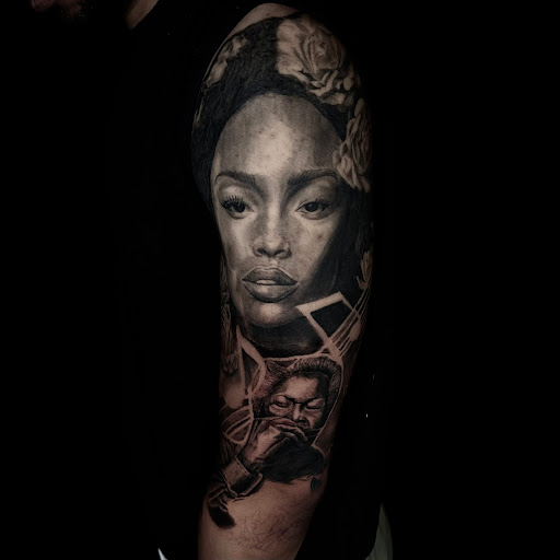 Explore tattoo ideas father daughter, creative tattoo ideas in Norcross, available at Brotherhood Tattoo