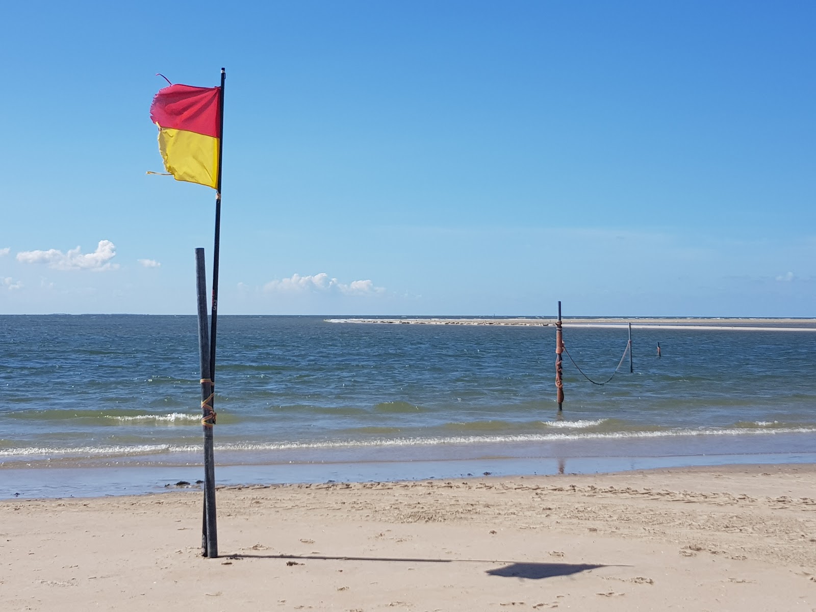 Foto von Sandbank vor Borkum - beliebter Ort unter Entspannungskennern