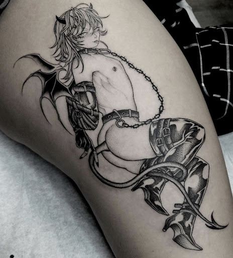 Explore tattoo portfolio ideas, creative tattoo ideas in Saint Petersburg, available at Lucky You Tattoo