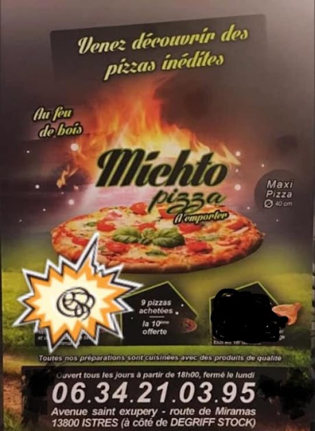 Michto pizza à Istres
