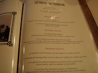 Auberge La Beursaudière à Nitry menu