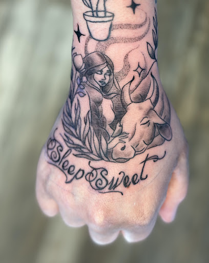 Explore lovers tattoo ideas, creative tattoo ideas in Maple Lake, available at Earth Child Tattoo