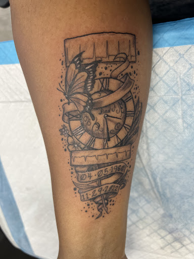 Explore horror sleeve tattoo ideas, creative tattoo ideas in Portsmouth, available at GREGS TATTOOS LLC