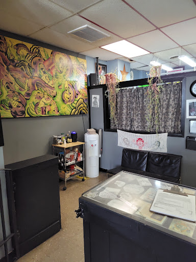 Explore mens sleeve tattoo filler ideas, creative tattoo ideas in Minneapolis, available at The Ink Lab