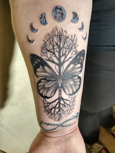 Explore shih tzu tattoo ideas, creative tattoo ideas in White Cloud, available at Mikeys Ink